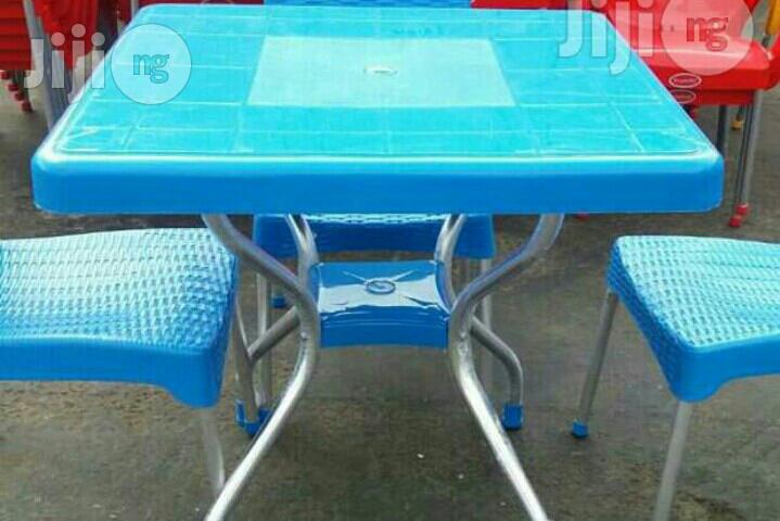 Durable Plastic Table and Chairs