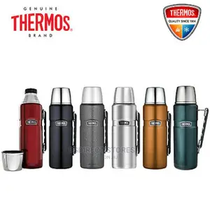 Genuine Thermos 1.2L King Stainless Steel Flask Vacuum