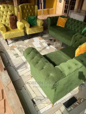 Set of Tufted Sofa Up for Grab