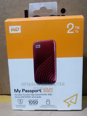 WD My Passport SSD 2tb 1050mb