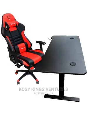 Electric Height Adjustable Table With Chair