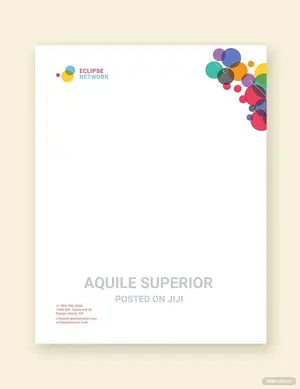 Letter Head Paper Printing