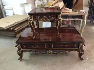 Luxurious Royal Centre Table With Two Side Stools