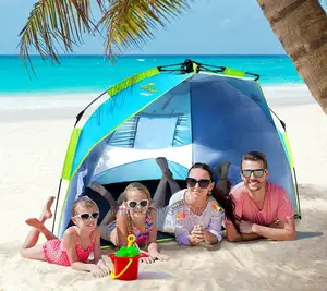 Beach Tent and Relaxation
