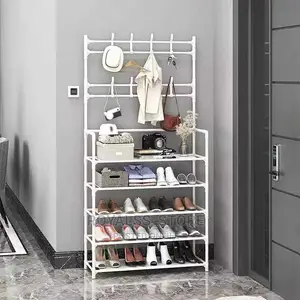 Multifunction Shoe and Hat Rack