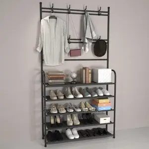 Multifunction Shoe and Hat Rack