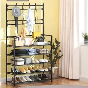 Multifunction Shoe and Hat Rack
