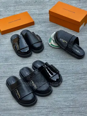 Louis Vuitton Lúxury Slide Italian X2 SOLE(Double Leather)