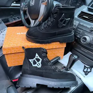 Naked Wolfe “Detachable Logo” Black Boot