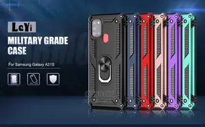 Samsung Galaxy A21S Case and 2 Tempered Glass Screen Protect