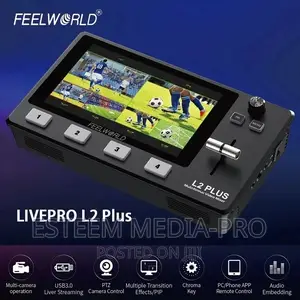 Feelworld L2 Plus Video Mixer Switcher 5.5" LCD PTZ Control