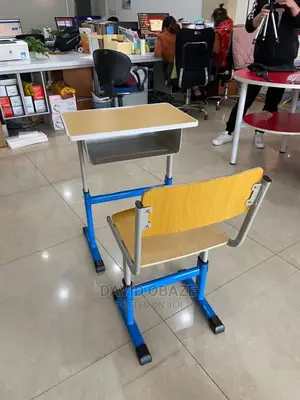 Adjustable Desk and Chairs