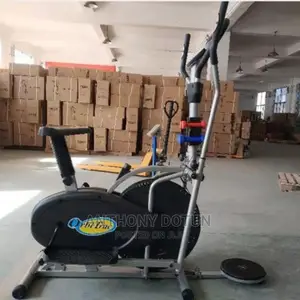 Orbitrac Elliptical Bike With Dumbbell Waist Twister