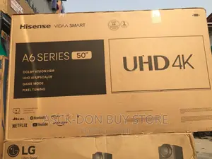 Hisense 50inches UHD Smart Bluetooth Tiny Frame TV