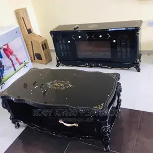Royal Fireplace Tv Stand With Centre Table With Drawers