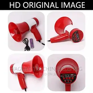 Portable Rechargeable Megaphone Speaker Withusb Bluetooth