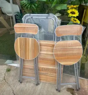 Foldable Reading/ Laptop Table Chair With 2 Chairs