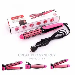 Nova 3 in 1 Straightener, Curler and Comb