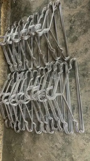 Imported Plain Silver Stainless Clothes Hangers