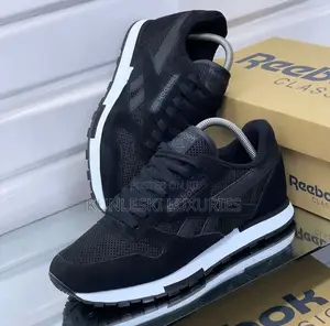 Original Reebok Classic Suede Utility Black/Gray Sneakers