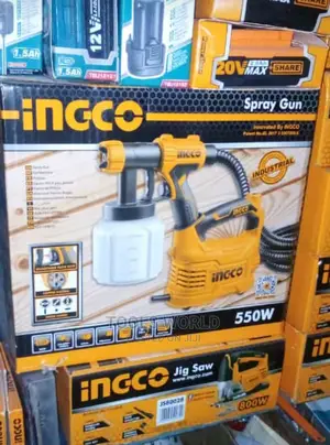 INGCO Floor Based HVLP Electric Spray Gun 550W SPG5008