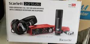 Original Complete Scarlett 2i2 Studio Third Generation 2in 2