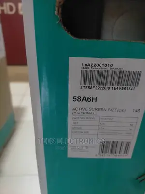 Hisense 58 Inches UHD Smart TV With Bluetooth |TV 58A6G
