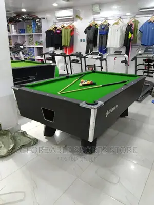 7ft New Foreign Coin and Marble Snooker With Accessories