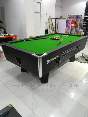 7ft Clean Foreign Marble and Coin Snooker With Accessories