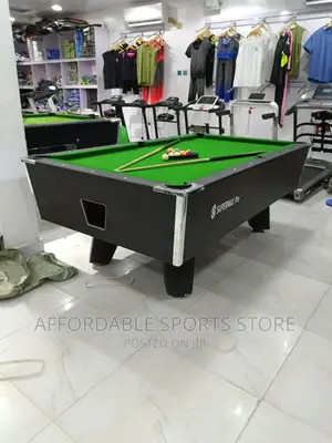 7ft Outstanding Clean Foreign Marble and Coin Snooker Table