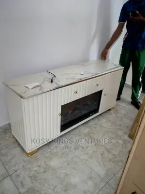 Executive Royal Fireplace TV Stand