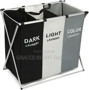 3 Compartment Laundry Bag
