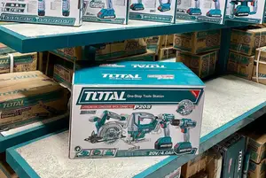 Cordless 4pcs Combo Kit 20v- 4ah, Total TCKLI2010