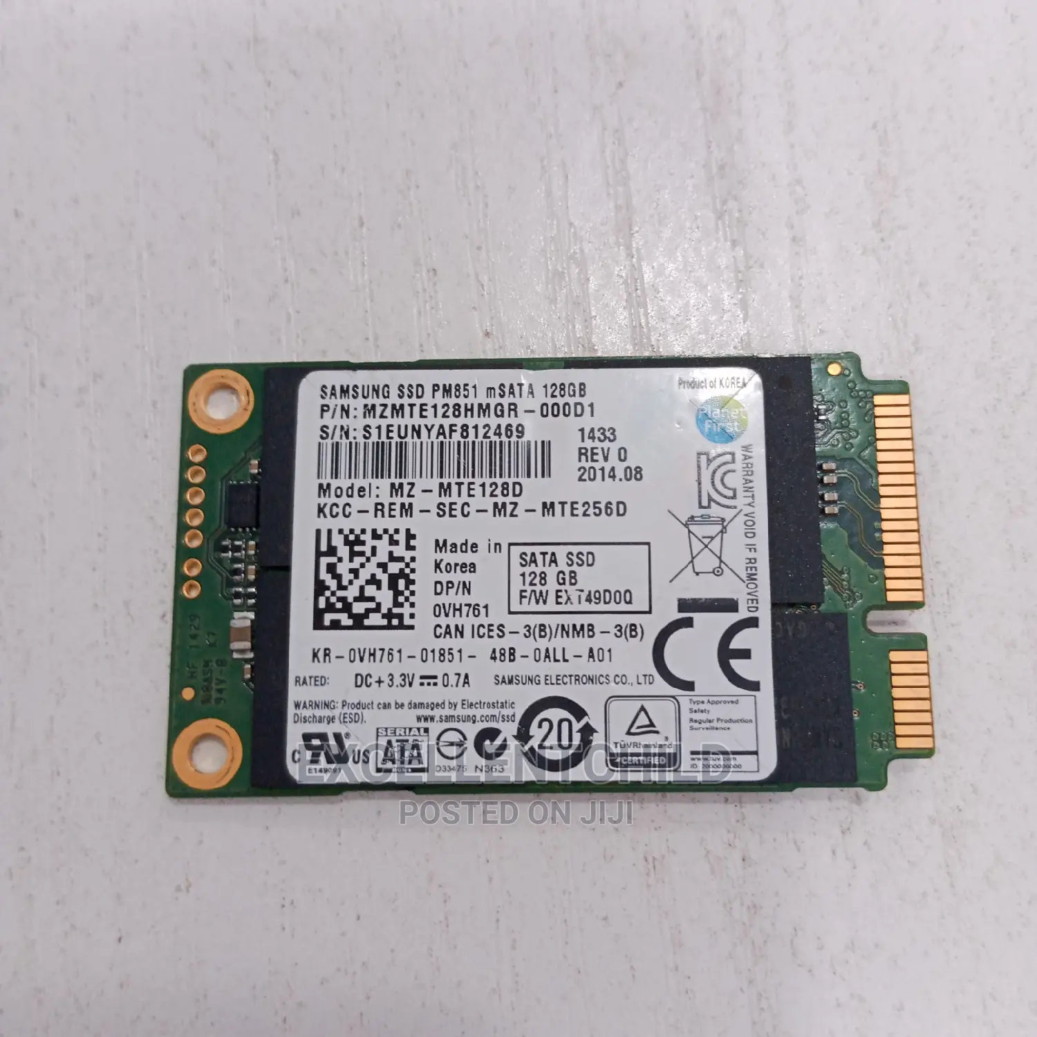 System Storage (128gb SSD Msata Laptop)