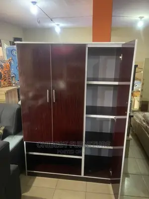 Quality 3 Doors Wardrobe Made With HDF Wood.