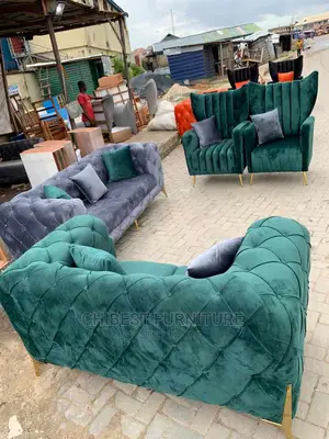 Quality Set of Sofa Fabric Chairs by 7seaters