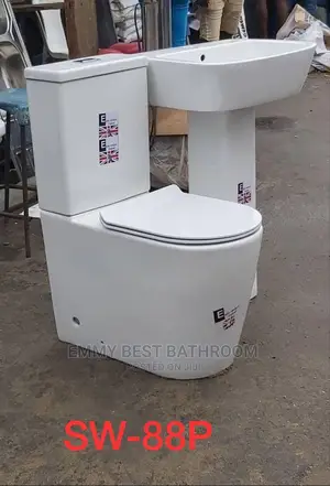 Biggest England Wc Set With the Wash Hand Basin
