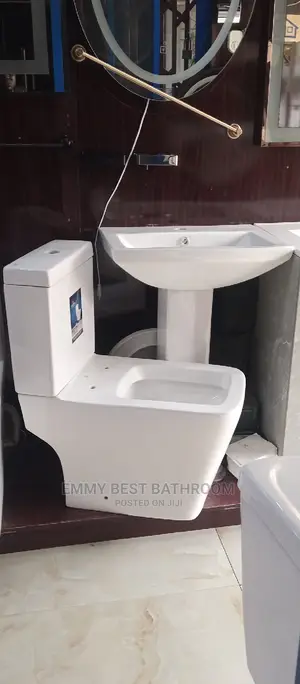 Sweethome Product WC Set With the Wash Hand Basin