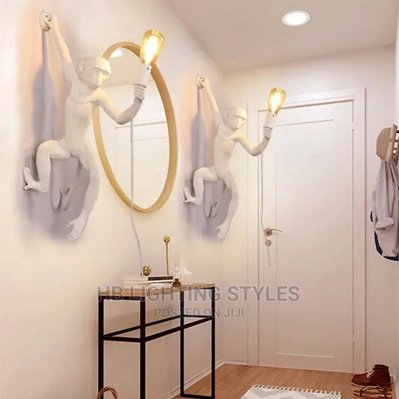 Luxury Post Modern Monkey Lamp Bedside Lamp