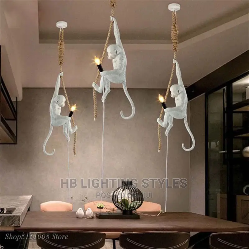 Luxury Post Modern Monkey Lamp Bedside Lamp