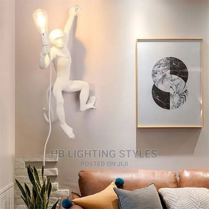Luxury Post Modern Monkey Lamp Bedside Lamp