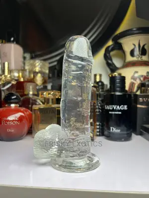 7 Inches Transparent Non Vibrating Jelly Dildo