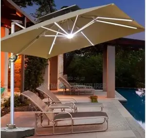 Executive Outdoor Light Solar Canopy 9ftby9ft