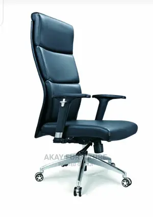 Executive High Back Ergonomic Leather Swivel Office Chair.