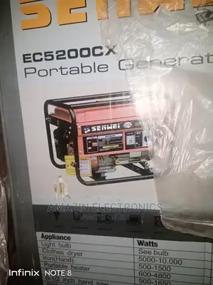 Senwei Ec5200cx Petrol Generator