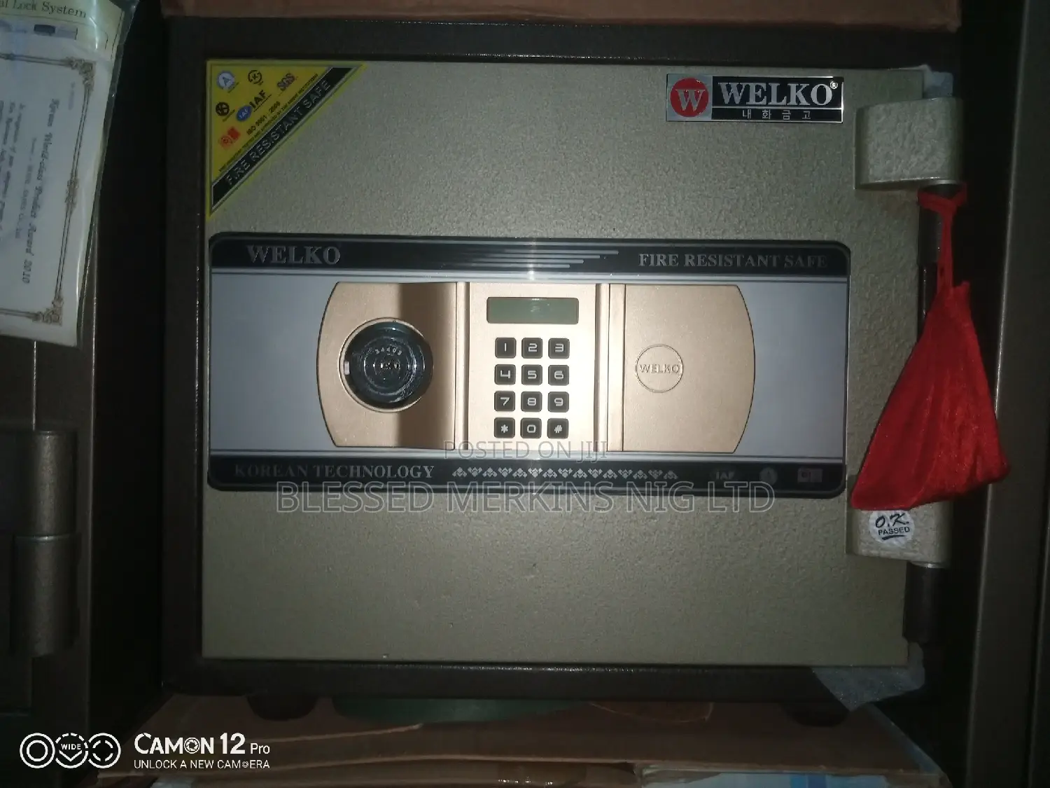 Welko Digital Fireproof Safe