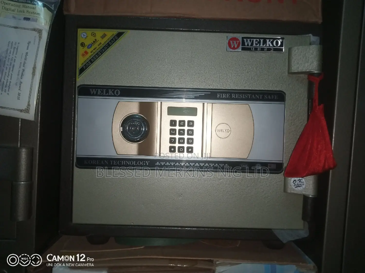Welko Digital Fireproof Safe