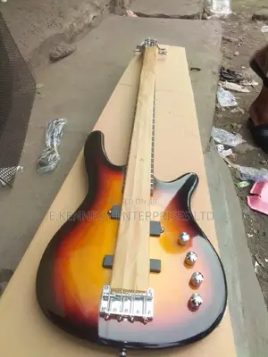 4 Strings Ibanez Bass Guitar With Bag and Belt