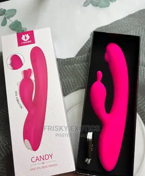 Candy Rabbit Vibrating Dildo
