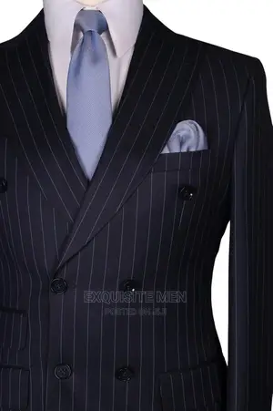 Turkish Stripe Double Mens Suit